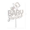 Topo Baby Shower Prata